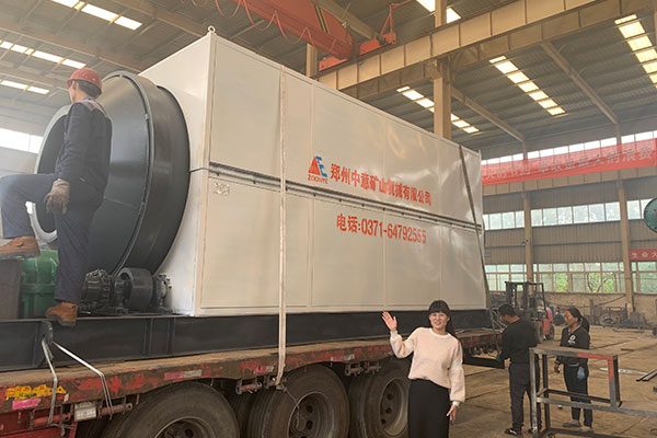 廣州白云區時產300噸建筑垃圾處理生產線設備發貨