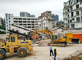 威寧固定式建筑垃圾再生制造生產線——中意礦機的成就體現