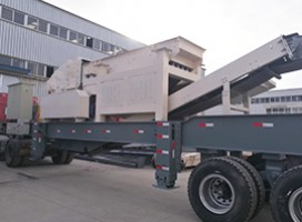 建筑垃圾破碎機(jī)-鄭州中意YPC移動(dòng)式破碎篩分站開赴南陽(yáng)
