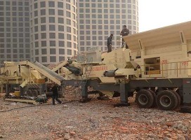 基建規劃頻出圓錐破碎機風靡石料生產線現場