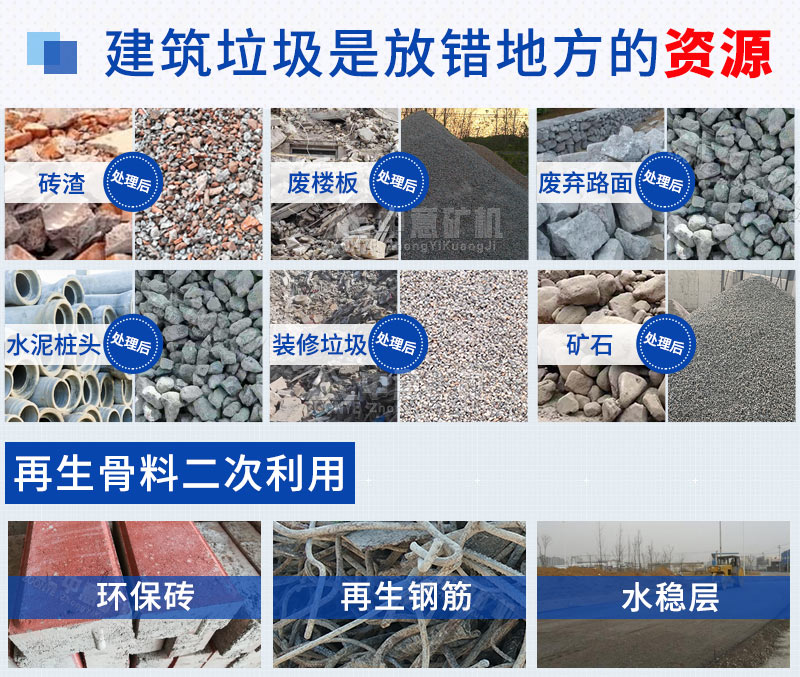 建筑垃圾再生利用價值