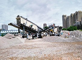 湖南長沙日處置2500噸建筑垃圾移動破碎站助力城市發展循環經濟