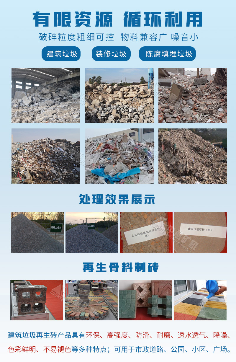 建筑垃圾循環再利用