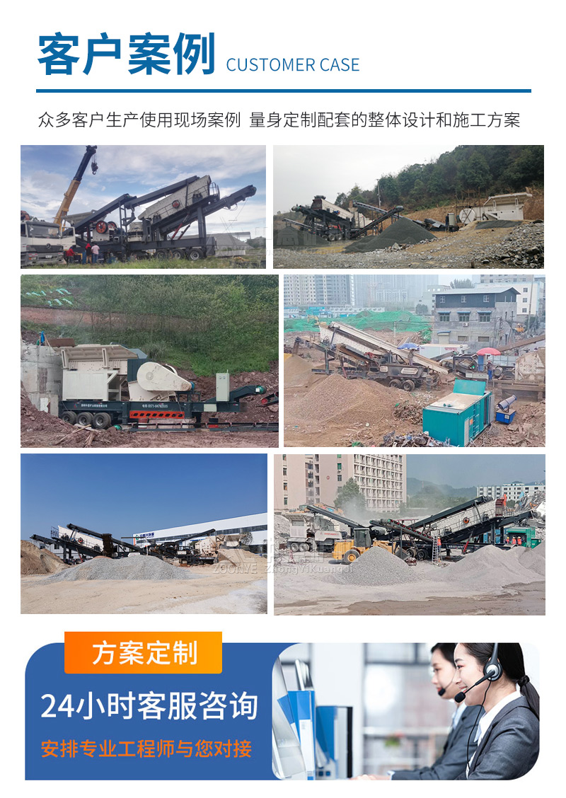 中意礦機移動破碎機客戶現場