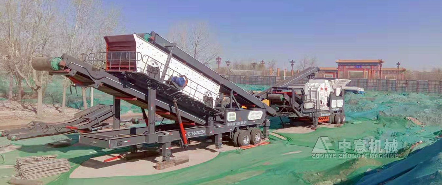 河北日產(chǎn)2000噸移動(dòng)式渣土粉碎機(jī)投產(chǎn) 建筑垃圾現(xiàn)場(chǎng)變廢為寶